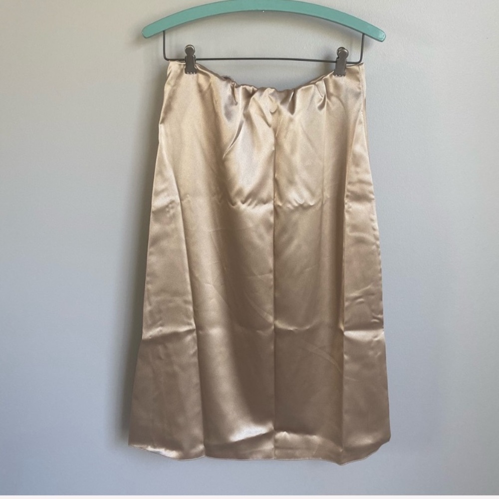 Midi Cream Skirt - Picture 2 of 6